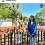 ＴＢＳ・佐々木舞音アナ、動物園でのオフショットをアップ！「可愛い〜と思ったら舞音ちゃんだった」