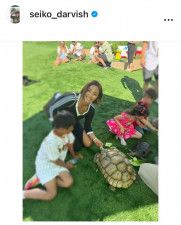 ダルビッシュ有の妻・聖子さん「パパ！撮って！早く！」夫に撮影ねだった近影が超キュート！