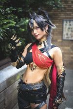 【コスプレ図鑑】いりごま『原神』ディシア　力強さと美しさの両立…憧れと努力が詰まった肉体美で魅せる